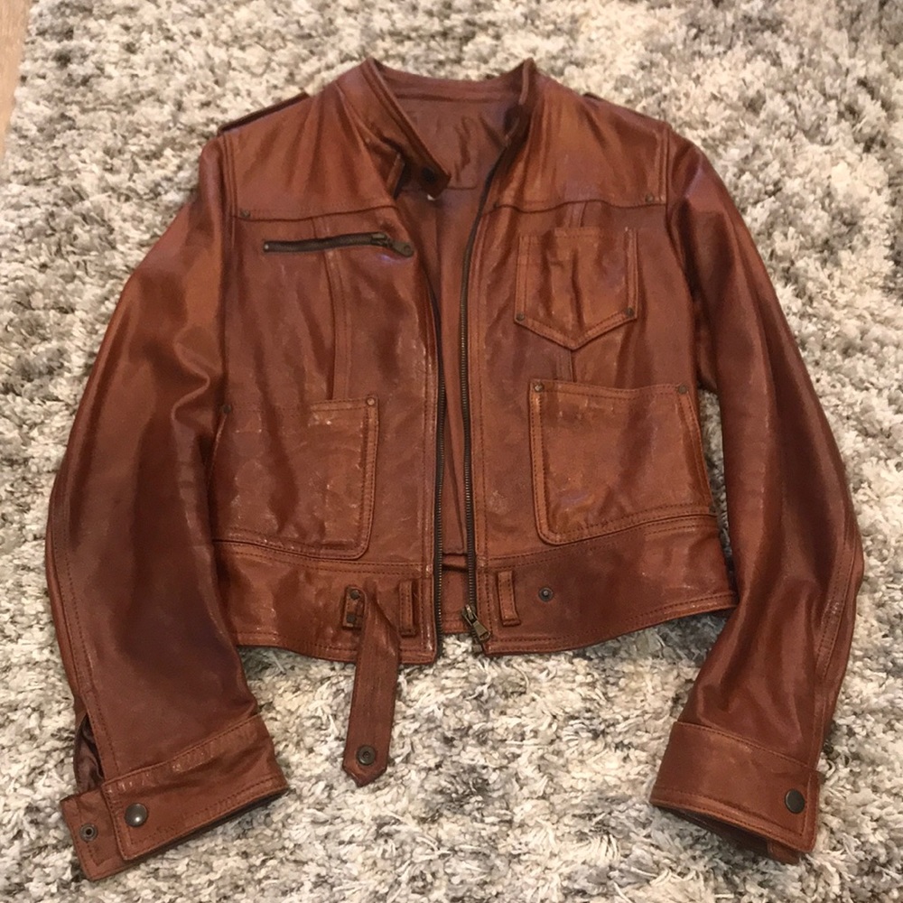 Vintage Italian leather jacket